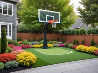 Kasta dig in i basketens värld med en basketkorg! illustration