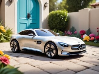 Upplev friheten med en Mercedes elbil för barn! illustration