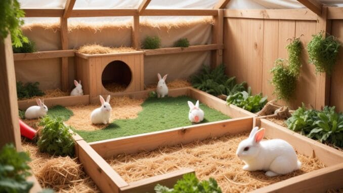 Skapa en mysig kaninbur för dina små vänner! Skapa en mysig kaninbur för dina små vänner! illustration