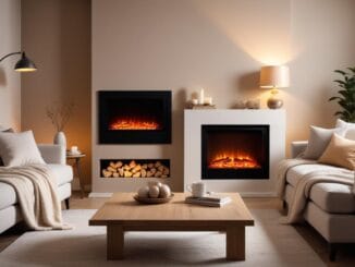 Så här blir hemmet mysigare med dekorationsbrasa illustration