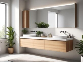 Snygga badrumsmöbler som lyfter hela badrummet illustration