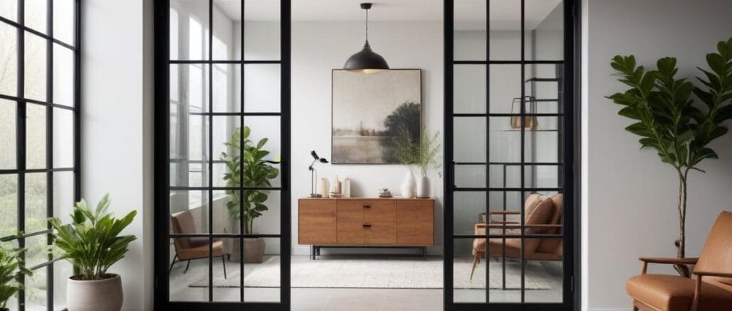 Så får du ett ljusare hem med industriglasdörr illustration